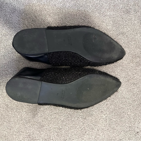 Zara tweed and leather flats - Picture 2 of 3